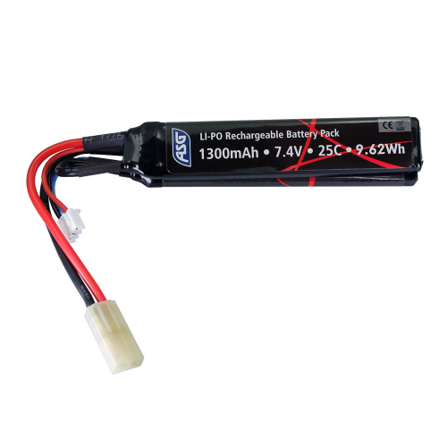 LiPo 1300mAh 7.4V 25C z wtyczką Tamiya - ASG