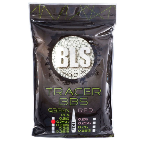 Kulki Tracer 0,25g zielone 4000 szt - BLS
