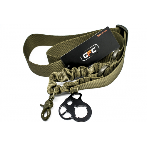 Zawieszenie 1 punktowe bungee oliwka +montaż - GFC