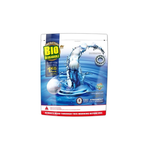 Kulki 0.25g BIO białe 1kg. 4000szt. - G&G