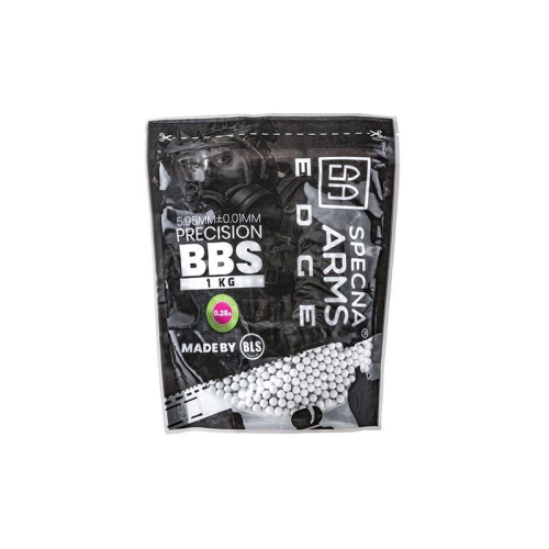 Kulki 0.28g BIO białe 1.00kg. 3570szt. - Specna Arms EDGE