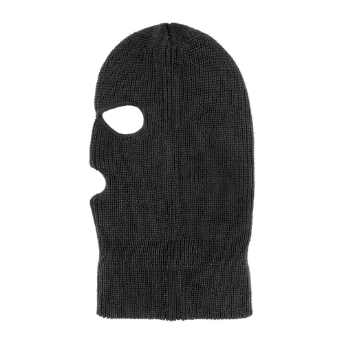 Kominiarka zimowa 3 otwory czarna - Mil-Tec