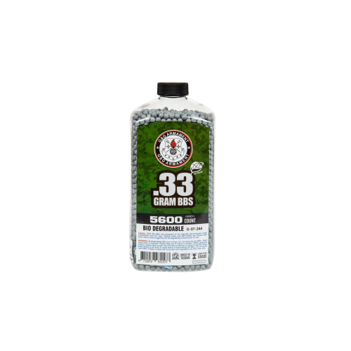 Kulki BIO 0,33g szare - G&G - 1,85kg, 5600 szt.