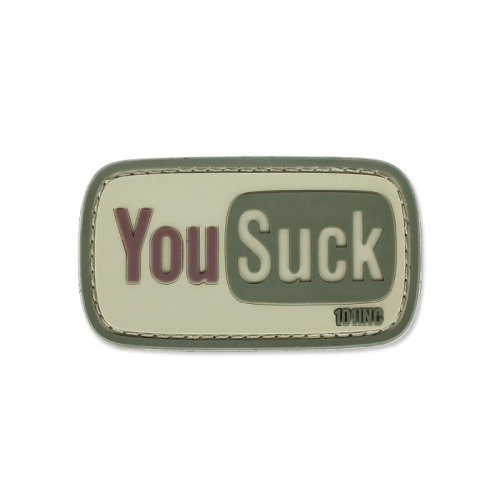 Naszywka You Suck 3D - 101 INC