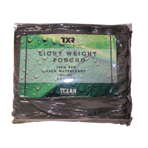 Ponczo winylowe olive - Texar