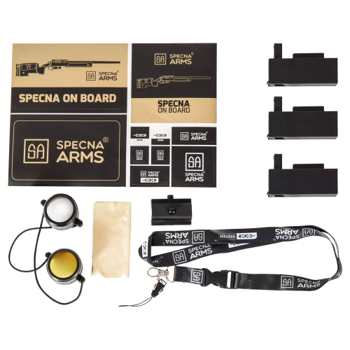 Replika sprężynowa SA-C03 Core z lunetą i dwójnogiem - Specna Arms