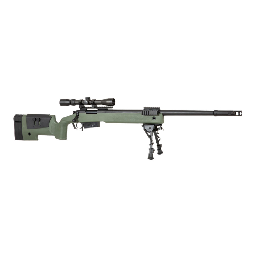 Replika sprężynowa SA-C03 Core z lunetą i dwójnogiem - Specna Arms