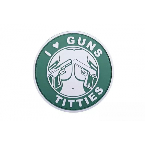 Naszywka I Love Gun TItties 3D - GFC
