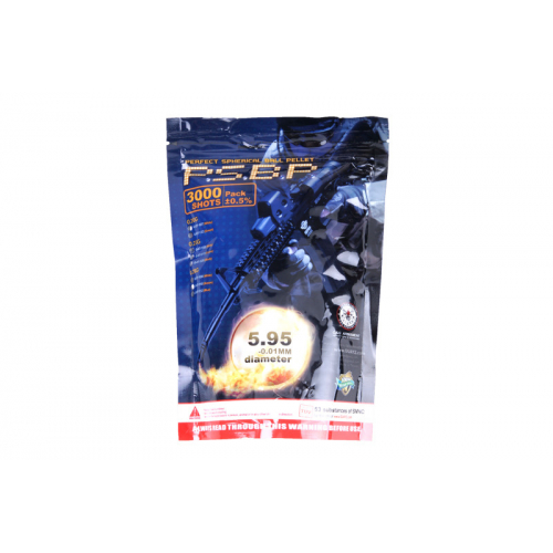 Kulki 0.25g białe - G&G - 0,750kg, 3000szt.