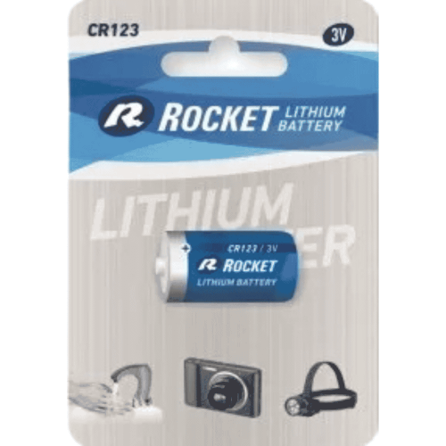 Bateria CR123 B1/P10 - Rocket