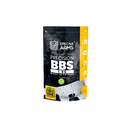 Kulki BIO 0,25g białe 1,00kg, 4000szt. -  Specna Arms Edge Ultra