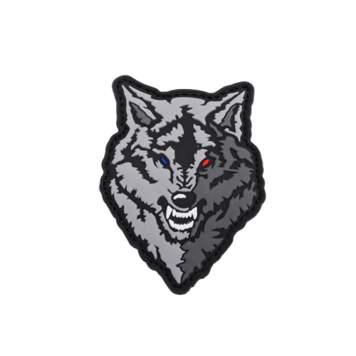 Naszywka Wolf 3D Grey - Delta Armory