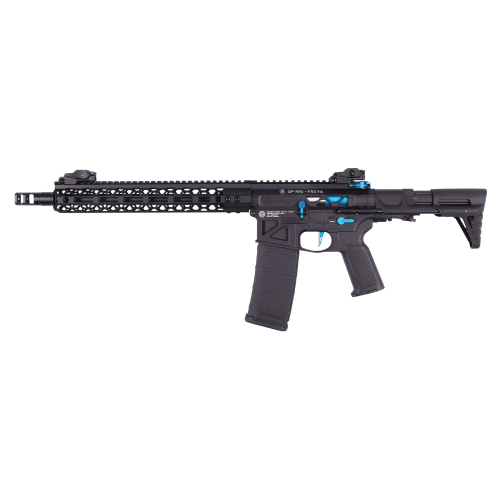 Replika karabinka Skeleton HEXAGON PDW 12.5" FREYA GEN.2 Black-Blue  - Delta Armory