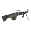 Replika karabinu maszynowego M60 E4 Aluminium Version Grey - LCT