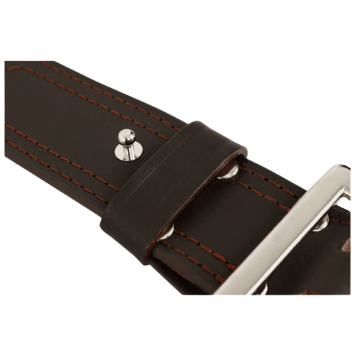 Pas oficerski skórzany brązowy - Hada