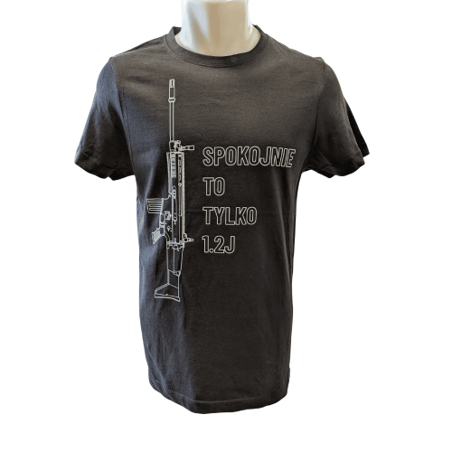 T-Shirt Spokojnie to tylko 1.2J czarna - Malfini