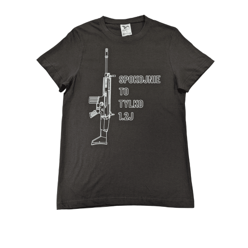T-Shirt Spokojnie to tylko 1.2J czarna - Malfini