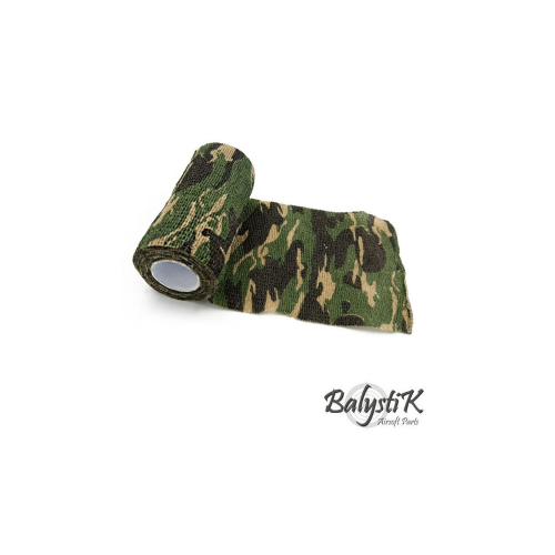 Taśma maskująca woodland 100mm/4,5m - Balystik