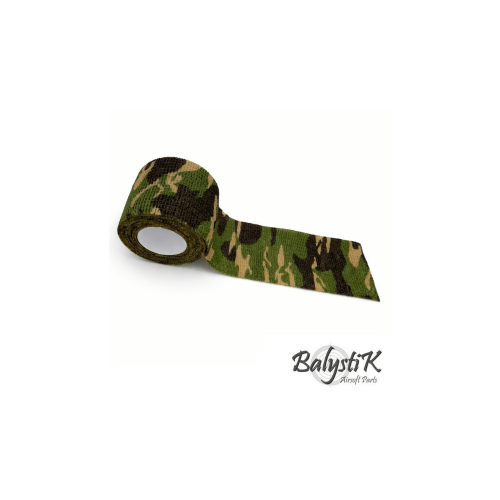 Taśma maskująca woodland 50mm/4,5m - Balystik