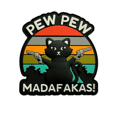 Naszywka Pew Pew Madafakas 3D - Delta Armory
