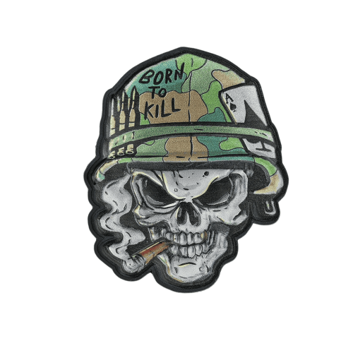 Naszywka Skull Vietnam 3D UV - 101 INC