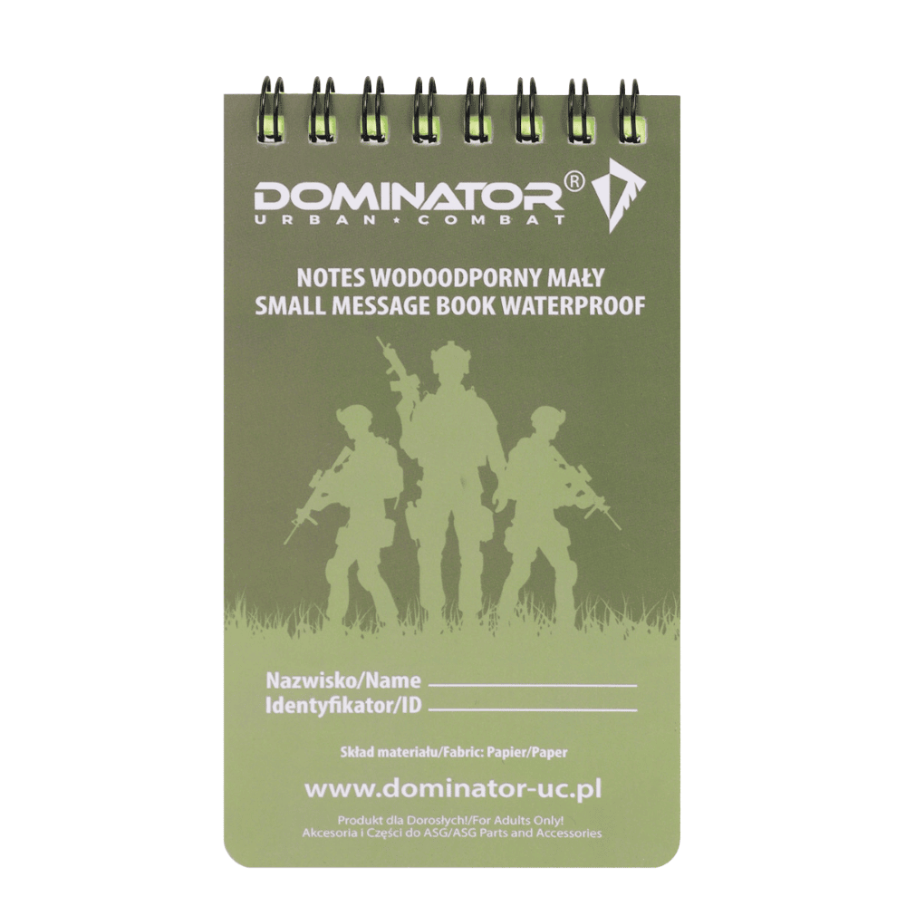 Turkey Notes Dominators Notes wodoodporny 7.5x13cm - Dominator