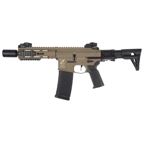 Replika karabinka AR15 M-LOK SilentOps 6,5" Charlie EAGLE Tan - Delta Armory