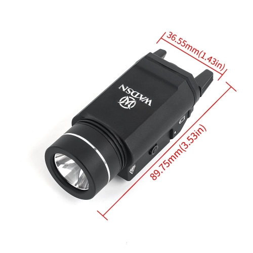 Latarka taktyczna do pistoletu 800LM - Wadsn