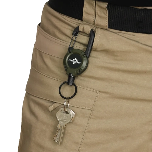 Retraktor smycz taktyczna 64cm oliwka - Dominator