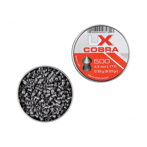 Śrut diabolo Cobra Pointed Ribbed 4.50mm 500szt. - Umarex