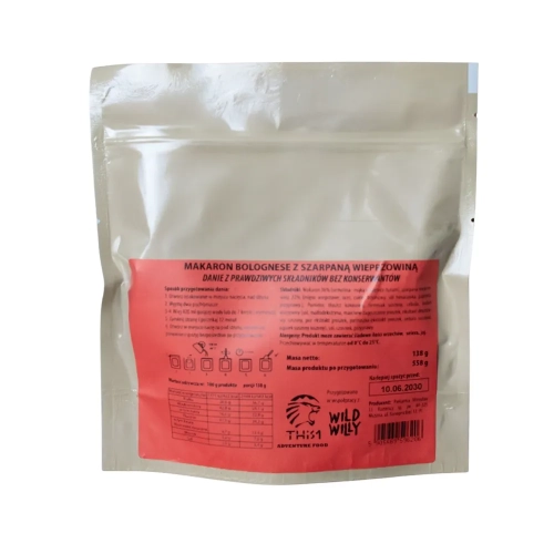 Makaron bolognese z szarpaną wieprzowiną - THIS1