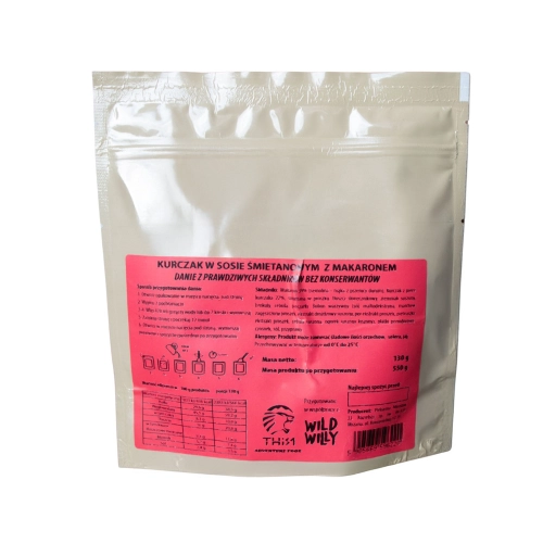 Kurczak w sosie śmietanowym z makaronem - THIS1