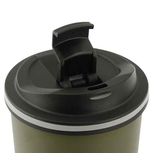 Kubek termiczny próżniowy 450ml Oliv - M-Tac