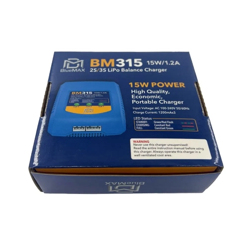Ładowarka BM315 Lipo 2s/3s - BlueMax