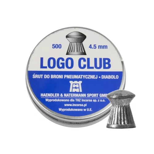 Śrut diabolo Logo Club 4.5mm 500szt. - H&N Sport