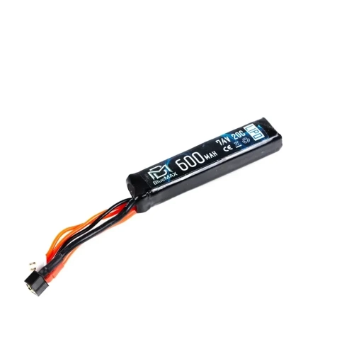 Lipo 600mAh 7.4v 2S 20C AEP Deans - BlueMax