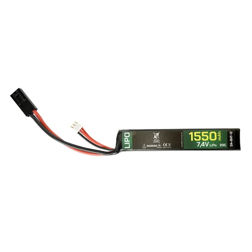 Lipo 1550mAh 7.4v 2S 20C Stick Tamiya - DA
