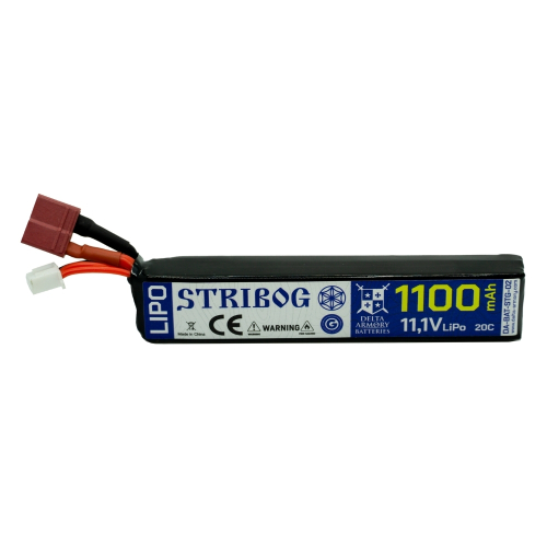 Lipo STRIBOG 1100mAh 11.1v 3S 20C Deans - Delta Armory