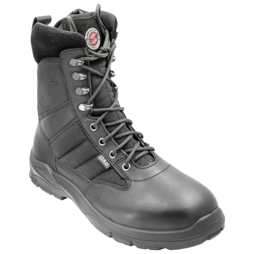 Buty z zamkiem DXB czarne - Sibeza