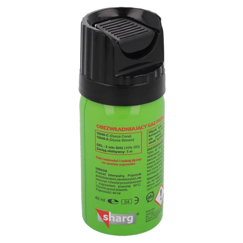 Gaz pieprzowy Green Defense żel stożek 40ml - Red Pepper