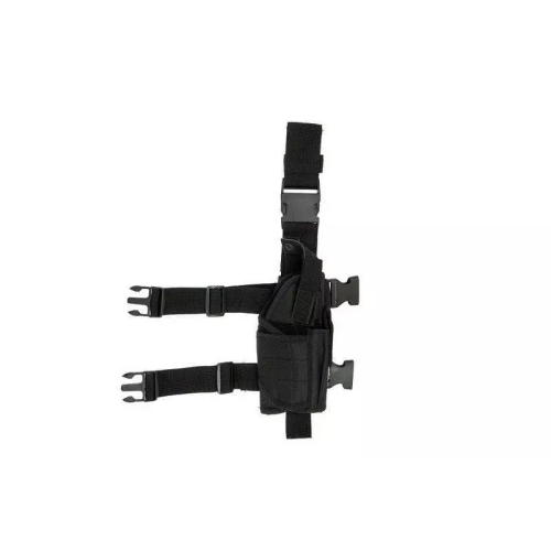 Kabura udowa z ładownicą na magazynki czarna - GFC