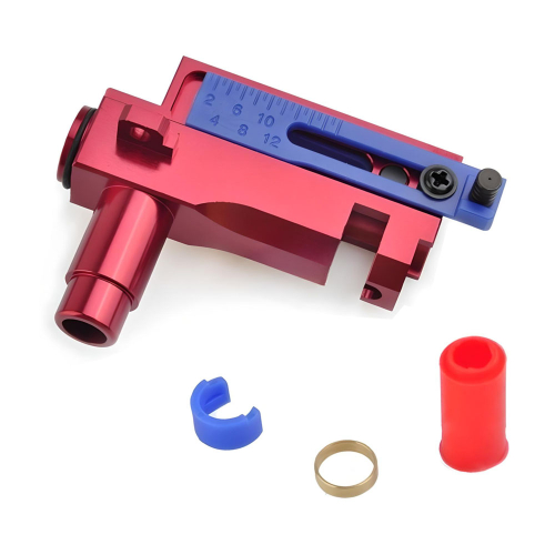 Komora HopUp CNC aluminium AK czerwona - SHS