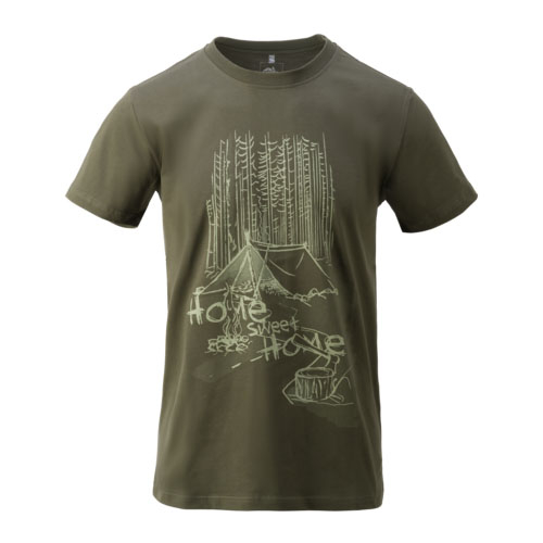 Koszulka Home Sweet Home Taiga Green - Helikon