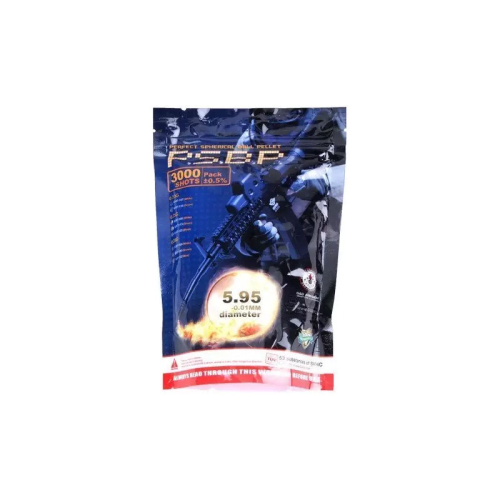 Kulki 0.20g białe 0,6kg. 3000szt. - G&G