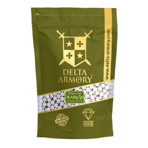 Kulki 0.40g BIO 2500szt. 1kg - Delta Armory