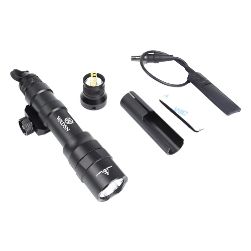Latarka taktyczna M600DF Dual Fuel Scout 1400LM pressure pad czarna - Wadsn
