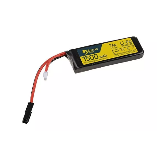 Lipo 1500mAh 7.4v 2S 20-40C Tamiya - Electro River