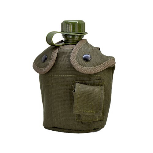 Manierka z pokrowcem olive - Texar