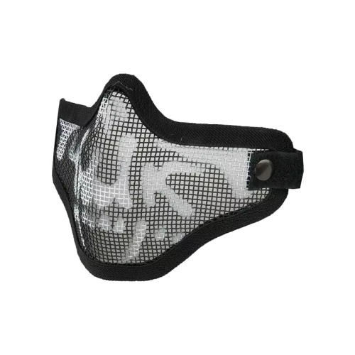 Maska typu stalker czarna z czaszką - GFC