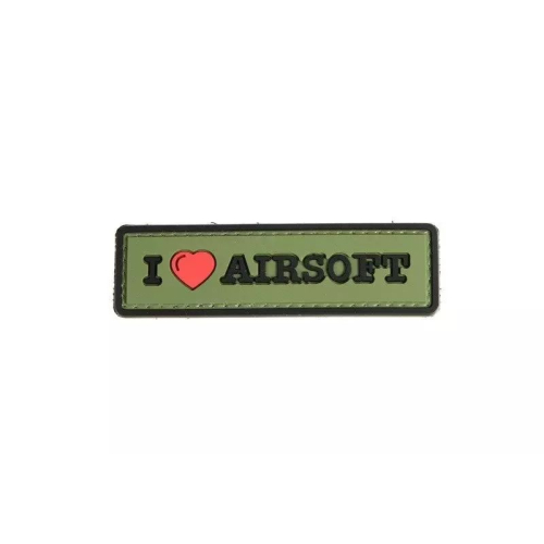 Naszywka I Love Airsoft 3D - GFC
